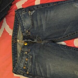 Bebe butt blue jeans